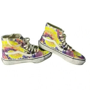 Vans SK8-Hi Tapered Tie Dye Canvas Sneakers Size 7